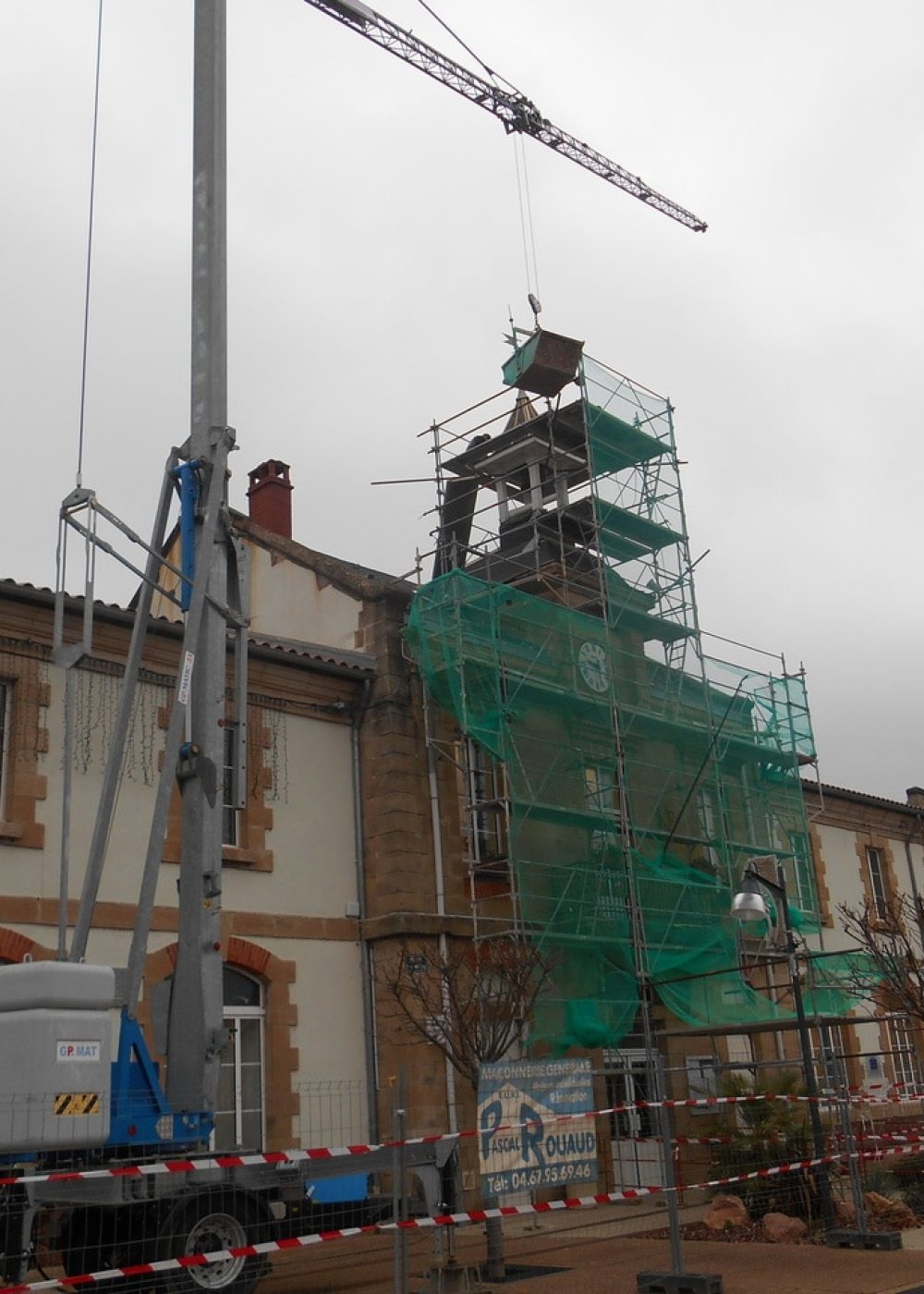 Réfection Toiture Mairie en Ardoises (1)